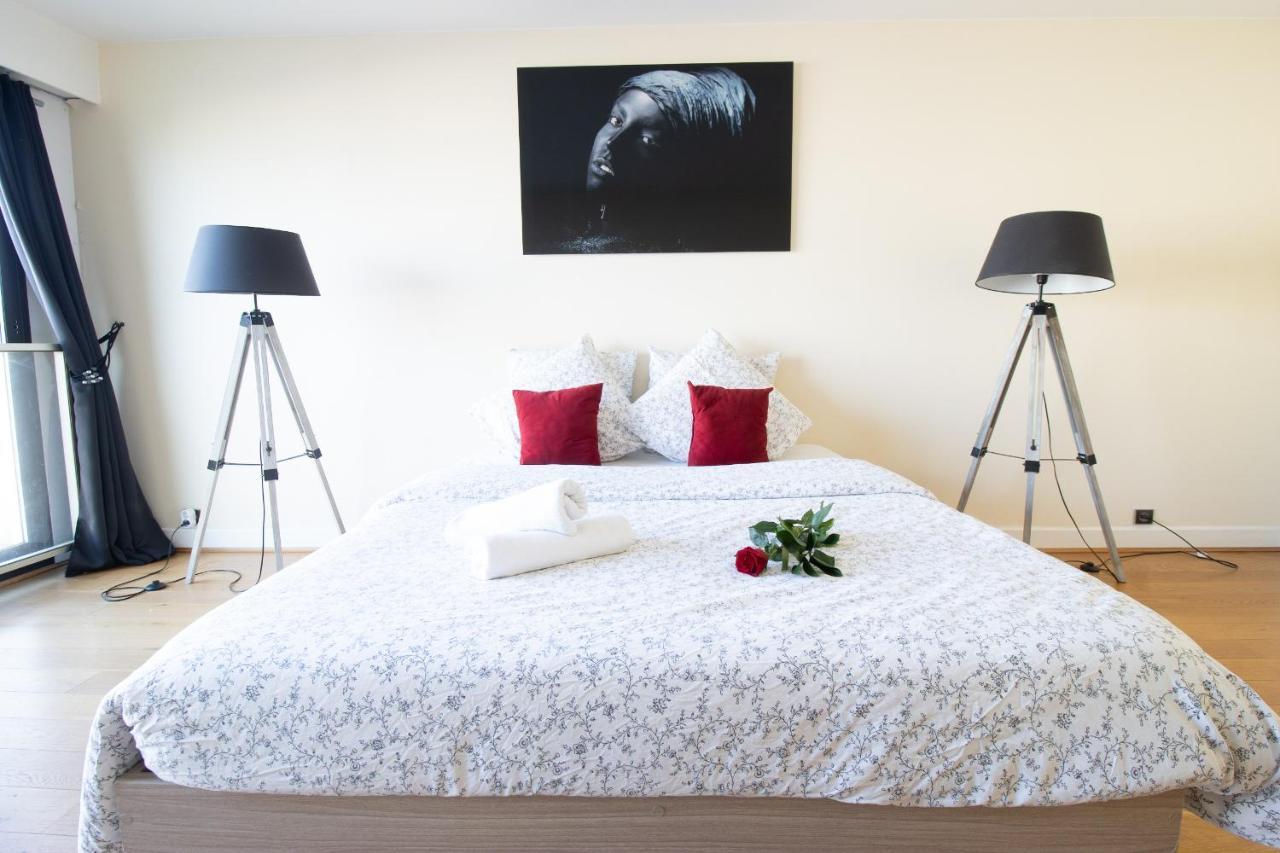 Appartement Spacieux Vue Cathedrale Reims Buitenkant foto
